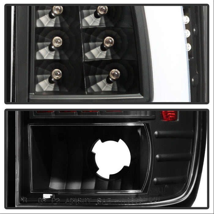 Spyder Auto 5082084 XTune Light Bar LED Tail Lights; Black; - Truck Part Superstore