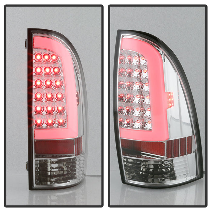 Spyder Auto 5082114 Light Bar LED Tail Lights; Chrome; - Truck Part Superstore
