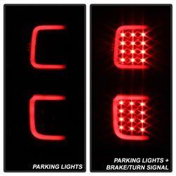 Spyder Auto 5082169 XTune LED Tail Lights; Black; - Truck Part Superstore