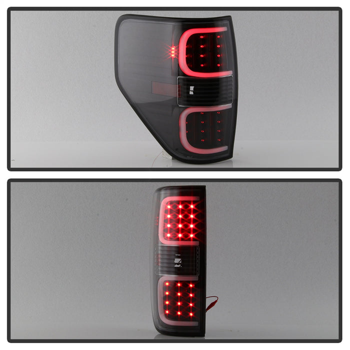 Spyder Auto 5082169 XTune LED Tail Lights; Black; - Truck Part Superstore