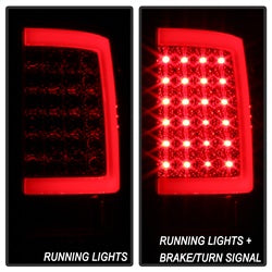 Spyder Auto 5082213 XTune Light Bar LED Tail Lights - Truck Part Superstore