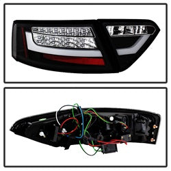 Spyder Auto 5082275 LED Tail Lights; Incandescent Model Only; Not Compatible w/LED Model; Black; - Truck Part Superstore