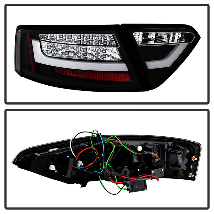 Spyder Auto 5082275 LED Tail Lights; Incandescent Model Only; Not Compatible w/LED Model; Black; - Truck Part Superstore