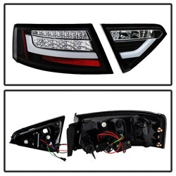 Spyder Auto 5082275 LED Tail Lights; Incandescent Model Only; Not Compatible w/LED Model; Black; - Truck Part Superstore