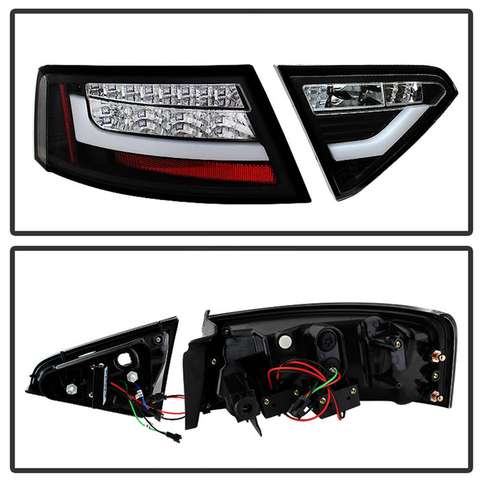 Spyder Auto 5082275 LED Tail Lights; Incandescent Model Only; Not Compatible w/LED Model; Black; - Truck Part Superstore