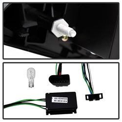 Spyder Auto 5082275 LED Tail Lights; Incandescent Model Only; Not Compatible w/LED Model; Black; - Truck Part Superstore