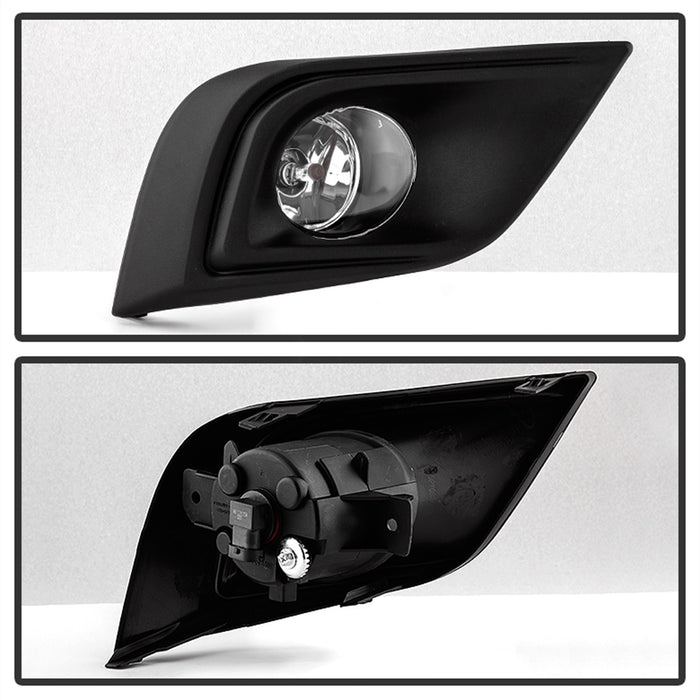 Spyder Auto 5082381 OEM Fog Lights; Bulbs Included; Pair; w/Switch; Clear; - Truck Part Superstore
