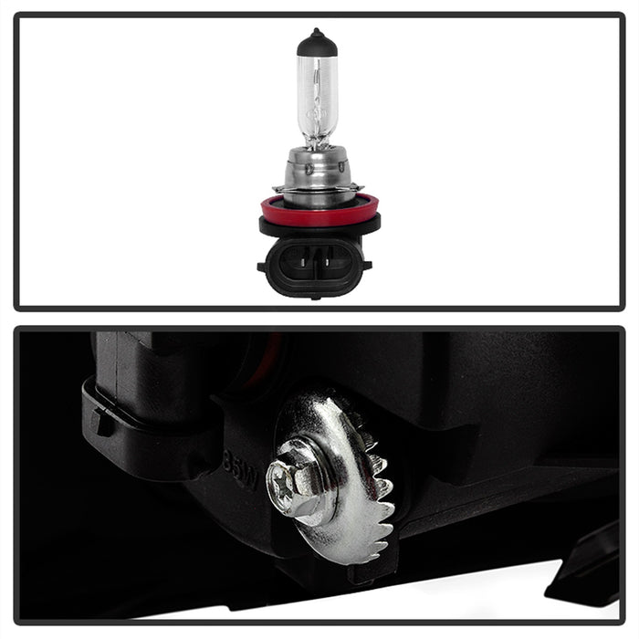 Spyder Auto 5082381 OEM Fog Lights; Bulbs Included; Pair; w/Switch; Clear; - Truck Part Superstore