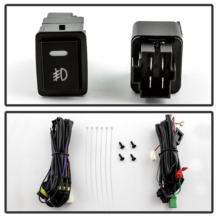 Spyder Auto 5082381 OEM Fog Lights; Bulbs Included; Pair; w/Switch; Clear; - Truck Part Superstore