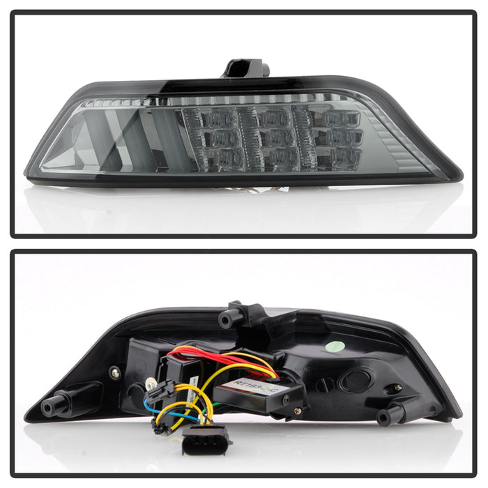 Spyder Auto 5082527 Front Bumper Lights; DRL LED; Smoke; - Truck Part Superstore
