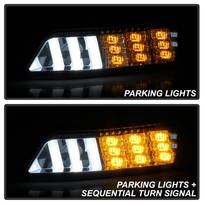 Spyder Auto 5082527 Front Bumper Lights; DRL LED; Smoke; - Truck Part Superstore