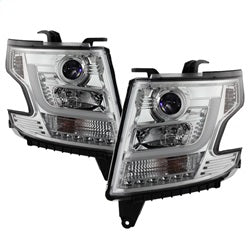 Spyder Auto 5082534 DRL LED Projector Headlights; Chrome; - Truck Part Superstore
