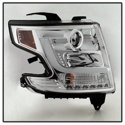 Spyder Auto 5082534 DRL LED Projector Headlights; Chrome; - Truck Part Superstore