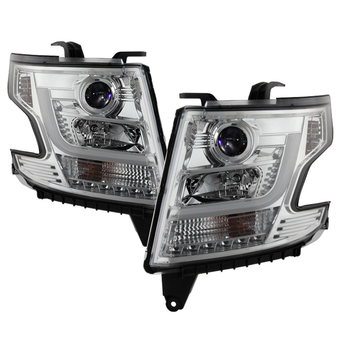 Spyder Auto 5082534 DRL LED Projector Headlights; Chrome; - Truck Part Superstore