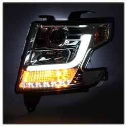 Spyder Auto 5082534 DRL LED Projector Headlights; Chrome; - Truck Part Superstore