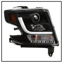 Spyder Auto 5082541 DRL LED Projector Headlights; Black; - Truck Part Superstore