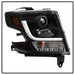 Spyder Auto 5082541 DRL LED Projector Headlights; Black; - Truck Part Superstore