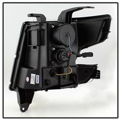 Spyder Auto 5082541 DRL LED Projector Headlights; Black; - Truck Part Superstore