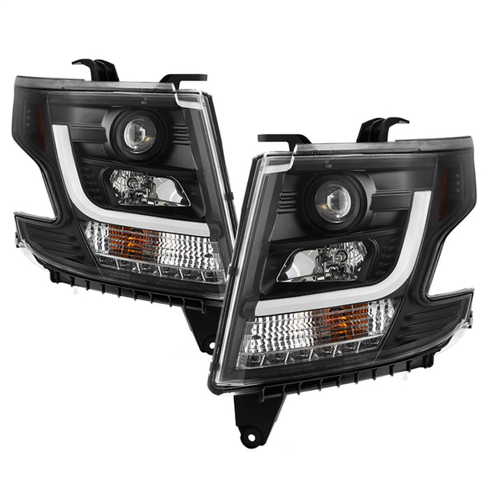 Spyder Auto 5082541 DRL LED Projector Headlights; Black; - Truck Part Superstore