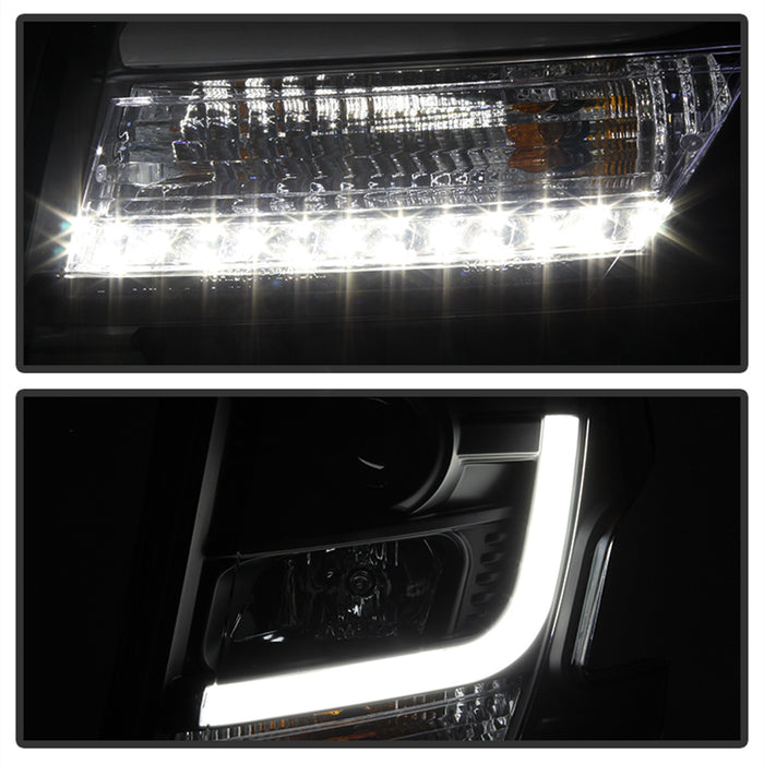 Spyder Auto 5082541 DRL LED Projector Headlights; Black; - Truck Part Superstore