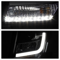 Spyder Auto 5082541 DRL LED Projector Headlights; Black; - Truck Part Superstore