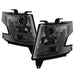 Spyder Auto 5082558 DRL LED Projector Headlights; Smoke; - Truck Part Superstore
