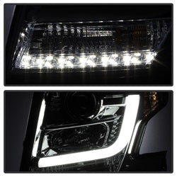 Spyder Auto 5082558 DRL LED Projector Headlights; Smoke; - Truck Part Superstore
