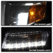 Spyder Auto 5082558 DRL LED Projector Headlights; Smoke; - Truck Part Superstore