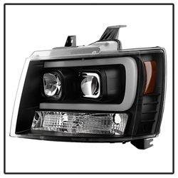 Spyder Auto 5082565 DRL LED Projector Headlights; Version 2; Black; - Truck Part Superstore