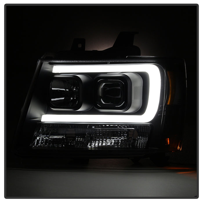 Spyder Auto 5082565 DRL LED Projector Headlights; Version 2; Black; - Truck Part Superstore