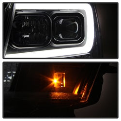 Spyder Auto 5082565 DRL LED Projector Headlights; Version 2; Black; - Truck Part Superstore