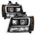 Spyder Auto 5082565 DRL LED Projector Headlights; Version 2; Black; - Truck Part Superstore