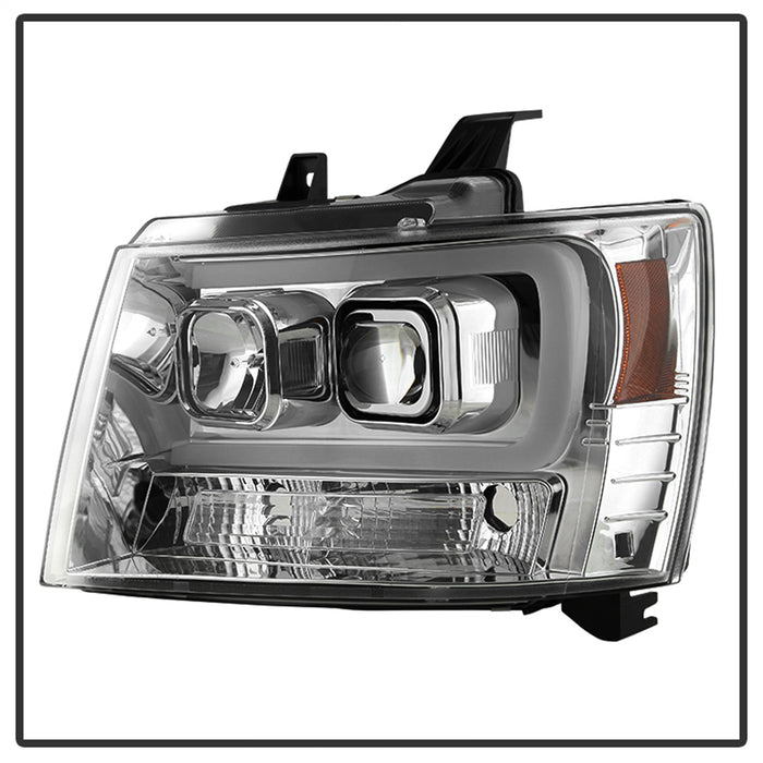 Spyder Auto 5082572 DRL LED Projector Headlights; Version 2; Chrome; - Truck Part Superstore
