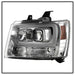 Spyder Auto 5082572 DRL LED Projector Headlights; Version 2; Chrome; - Truck Part Superstore