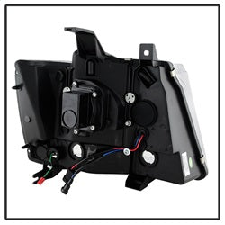 Spyder Auto 5082572 DRL LED Projector Headlights; Version 2; Chrome; - Truck Part Superstore