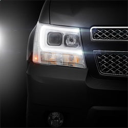 Spyder Auto 5082572 DRL LED Projector Headlights; Version 2; Chrome; - Truck Part Superstore