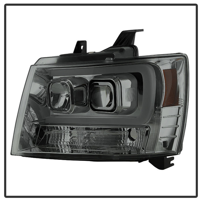 Spyder Auto 5082589 DRL LED Projector Headlights; Version 2; Smoke; - Truck Part Superstore