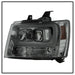Spyder Auto 5082589 DRL LED Projector Headlights; Version 2; Smoke; - Truck Part Superstore