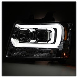 Spyder Auto 5082589 DRL LED Projector Headlights; Version 2; Smoke; - Truck Part Superstore