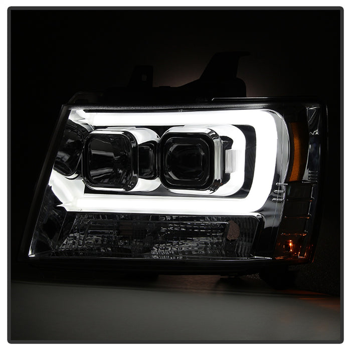 Spyder Auto 5082589 DRL LED Projector Headlights; Version 2; Smoke; - Truck Part Superstore