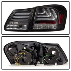 Spyder Auto 5082596 LED Tail Lights; Black; - Truck Part Superstore