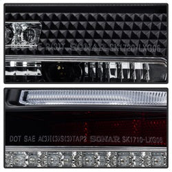 Spyder Auto 5082596 LED Tail Lights; Black; - Truck Part Superstore