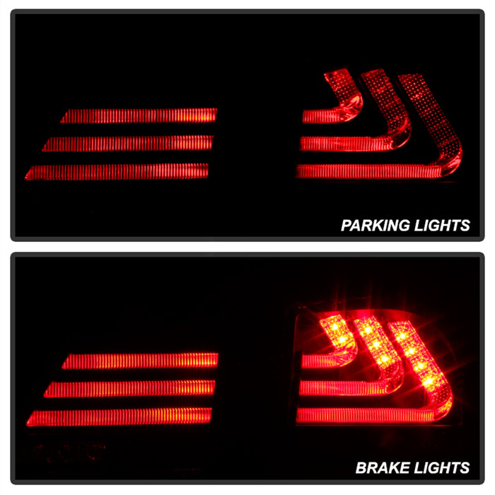 Spyder Auto 5082596 LED Tail Lights; Black; - Truck Part Superstore