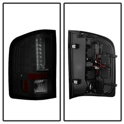 Spyder Auto 5082626 LED Tail Lights; Version 2; Black Smoke; - Truck Part Superstore