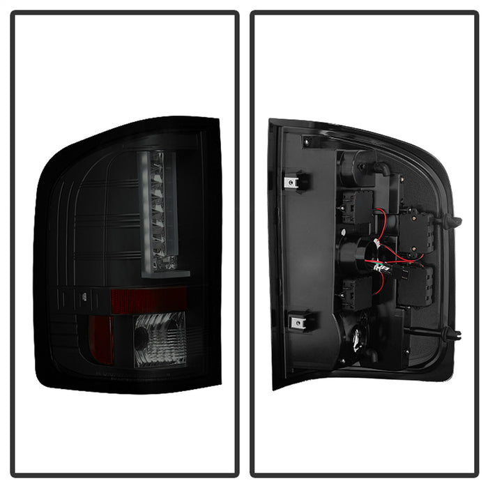 Spyder Auto 5082626 LED Tail Lights; Version 2; Black Smoke; - Truck Part Superstore