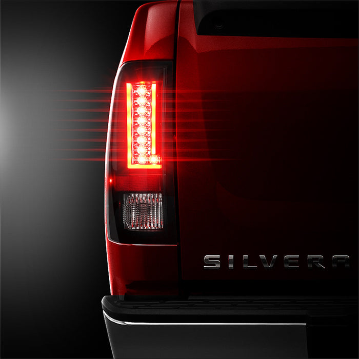 Spyder Auto 5082626 LED Tail Lights; Version 2; Black Smoke; - Truck Part Superstore