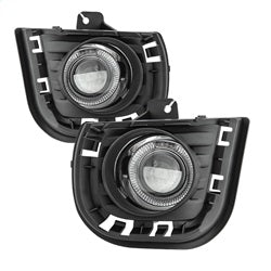 Spyder Auto 5082701 Halo Projector Fog Lights; w/Switch; Clear; - Truck Part Superstore