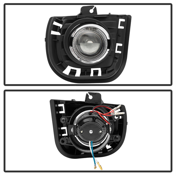 Spyder Auto 5082701 Halo Projector Fog Lights; w/Switch; Clear; - Truck Part Superstore