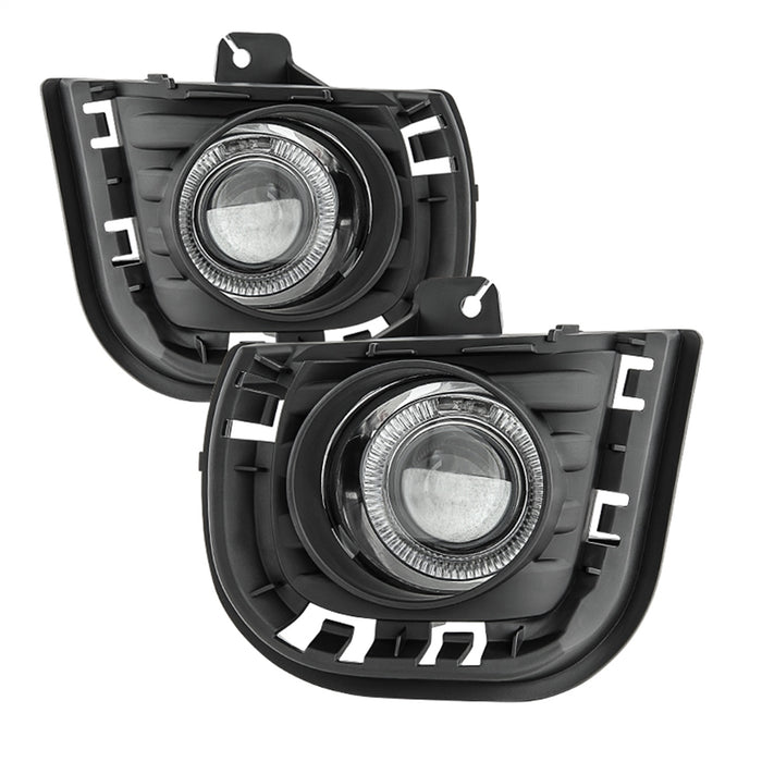 Spyder Auto 5082701 Halo Projector Fog Lights; w/Switch; Clear; - Truck Part Superstore