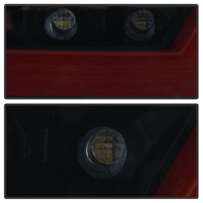 Spyder Auto 5082794 LED Reverse Lights; Red Bar; Black Smoke; - Truck Part Superstore